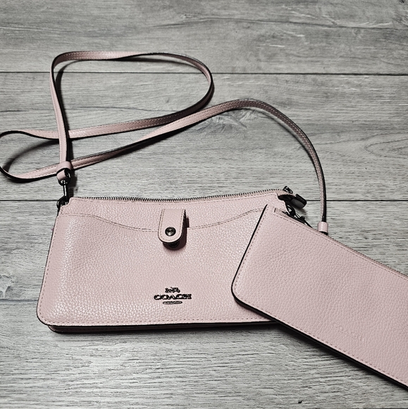 Coach Bags EUC Pastel Pink Noa Pop Up Messenger Crossbody Bag Shoulder Bag - Picture 5 of 13